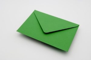 Christmas Green Envelope